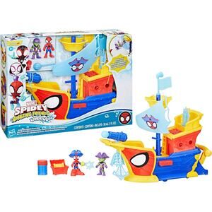 Spidey and His Amazing Friends Pirate Ship Toy Vehicle Playset NWT
